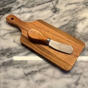 🧀 Mini Serving Board/Charcuterie Board/ Cheese Board with Spreader✨️